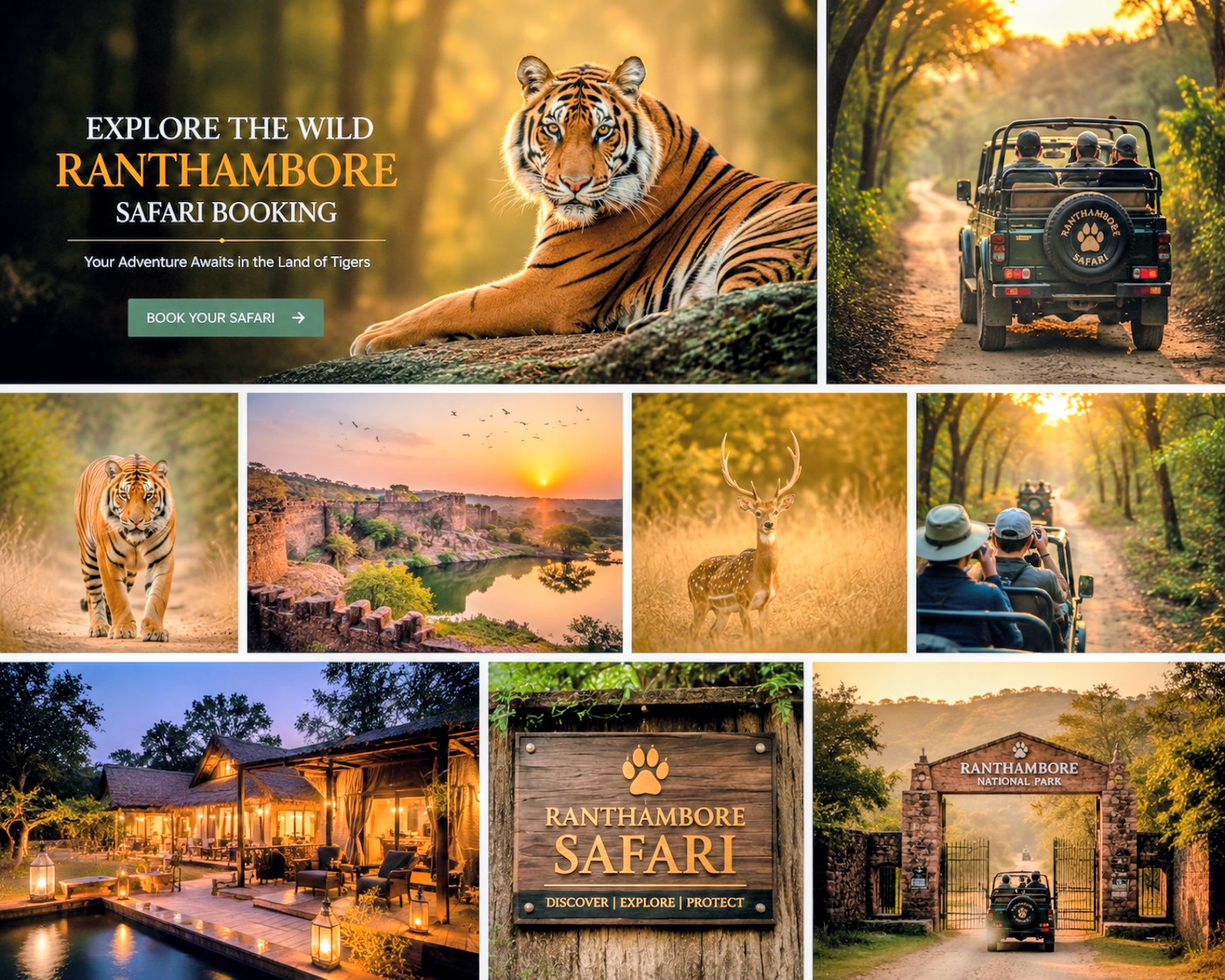 Tiger in jungle Ranthambore